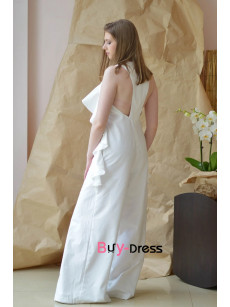 2023 Fashion Beach Wedding Guest Jumpsuits,Dressy Bridal Jumpsuits, Simple Wedding Romper bjp-0057