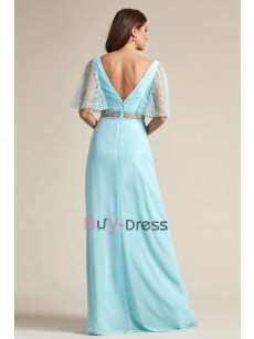 Jade Blue Sweetheart Empire Bridesmaids Dresses for Beach Wedding, Brautjungfernkleider BD-020-1