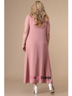 Glamorous Ankle-Length Bean Paste Plus Size Mother Of The Bride Dresses MD0029-2