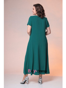 Glamorous Ankle-Length Dark Green Plus Size Mother Of The Groom Dresses MD0029-1