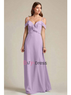 Pearl Pink Spaghetti Sweetheart Bridesmaids Dresses, Special Occasion Dress, Robes de demoiselle d'honneur BD-045-3