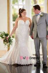 2023 Spring Plus Size Sweetheart Wedding Dresses, Zipper-Up Outdoor Bride Dresses bds-0036