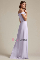 New Arrival Lilac Dressy Bateau Bridesmaids Dresses, Vestidos de damas de honor BD-023-4