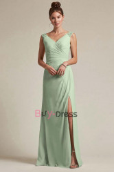 Sage Modern Bridesmaids Dresses,Sweetheart Prom Dresses, Robes de demoiselle d'honneur BD-035-2