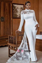 2023 Spring Wedding jumpsuit, Engagement outfit, Bridal Jumpsuit with train, Party Jumpsuit, Reception Jumpsuits bjp-0019
