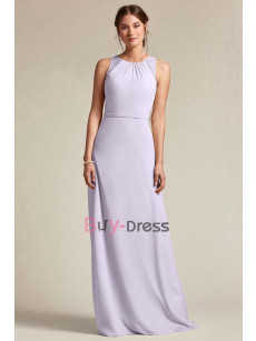 New Arrival Lilac Chiffon Bridesmaids Dresses, Empire Prom Dresses, Vestidos de damas de honor BD-029-2